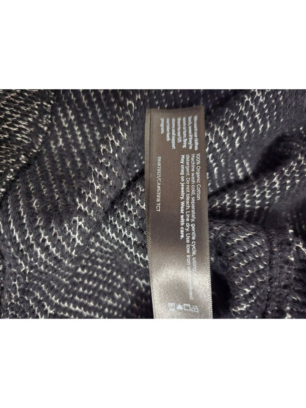 Eileen Fisher Boxy Tweed 100% Organic Cotton Jacket XXS - READ NWT Dark Academia - Picture 9 of 10